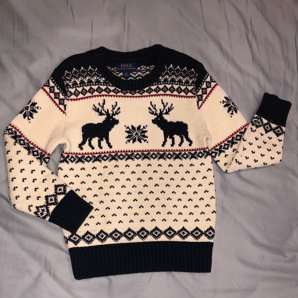 Polo Ralph Lauren boy’s Christmas sweater.